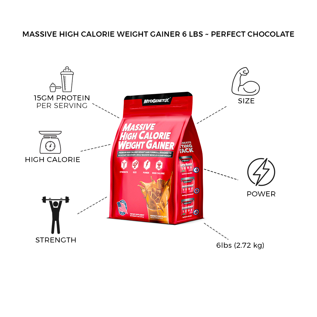 Myogenetix Massive High Calorie Weight Gainer 6 Lbs