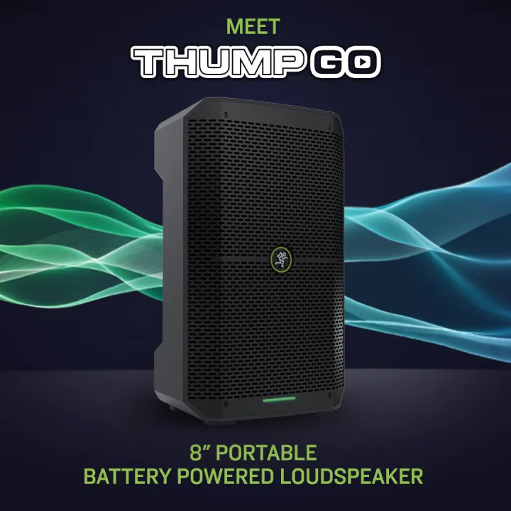 Thump GO 8" Portable Battery-Powered Loudspeaker