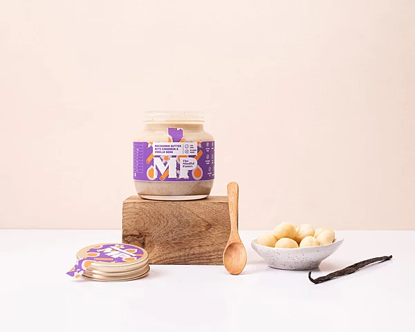 Macadamia Butter With Cinnamon & Vanilla Bean 275 Gms