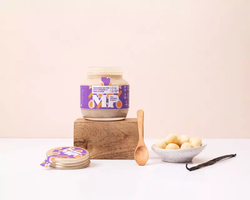 Macadamia Butter With Cinnamon & Vanilla Bean 275 Gms - The Mindful Pantry