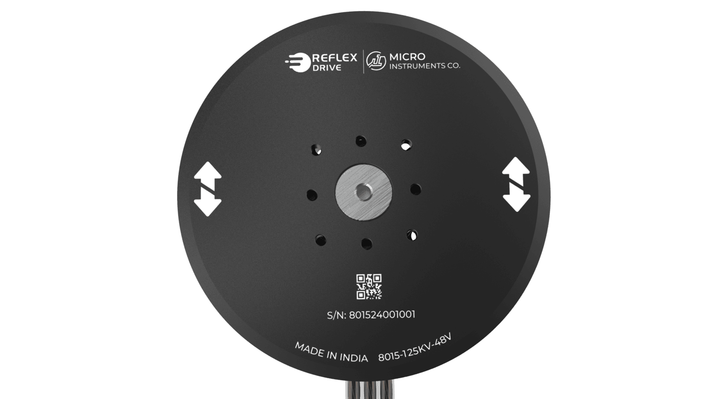 Made in India RD MI X8 8015 UAV BLDC Motor 12S 125KV