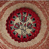 Madhubani Coaster Lotus