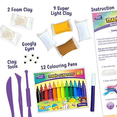 Magic Clay Marbling Animals