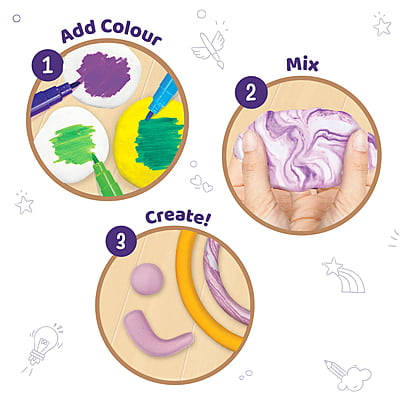 Magic Clay Marbling Animals