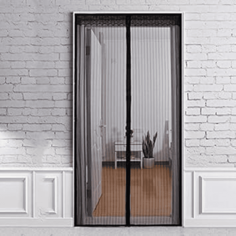 ZigDeals Magic Mesh Hands-Free Screen Door – Easy Install | No Tools Needed