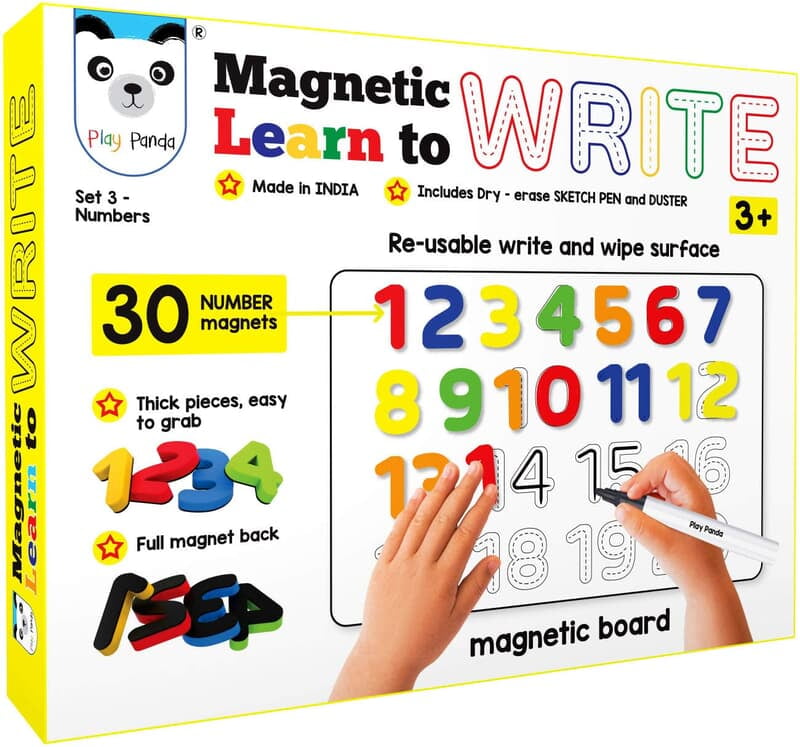 Magnetic - Learn to Write Number and Cap