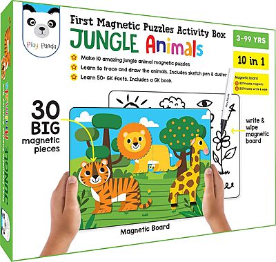 Magnetic Puzzle - Jungle Animals