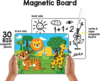 Magnetic Puzzle - Jungle Animals
