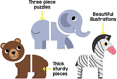 Magnetic Puzzle - Jungle Animals