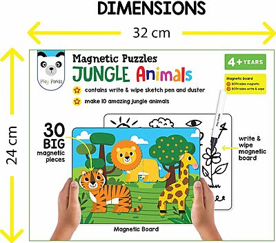 Magnetic Puzzle - Jungle Animals