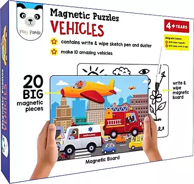 Magnetic Puzzles - Vehicles
