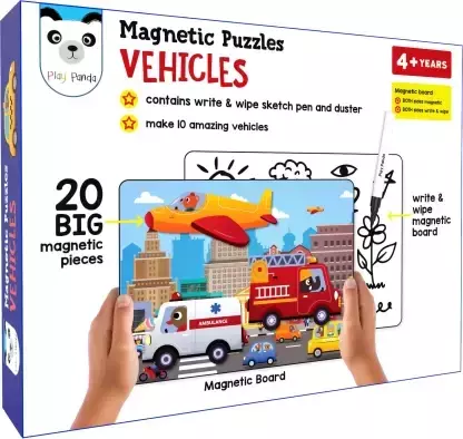Magnetic Puzzles - Vehicles