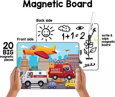 Magnetic Puzzles - Vehicles