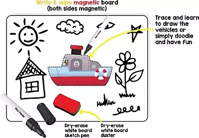 Magnetic Puzzles - Vehicles