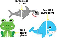 Magnetic Puzzles Aquatic Animals