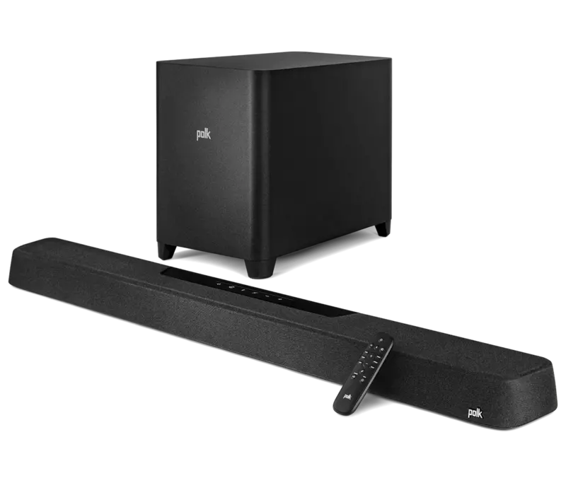 Polk MagniFi Max AX Flagship Dolby Atmos / DTS:X Sound Bar System with STEREO/DIMENSIONAL ARRAY®