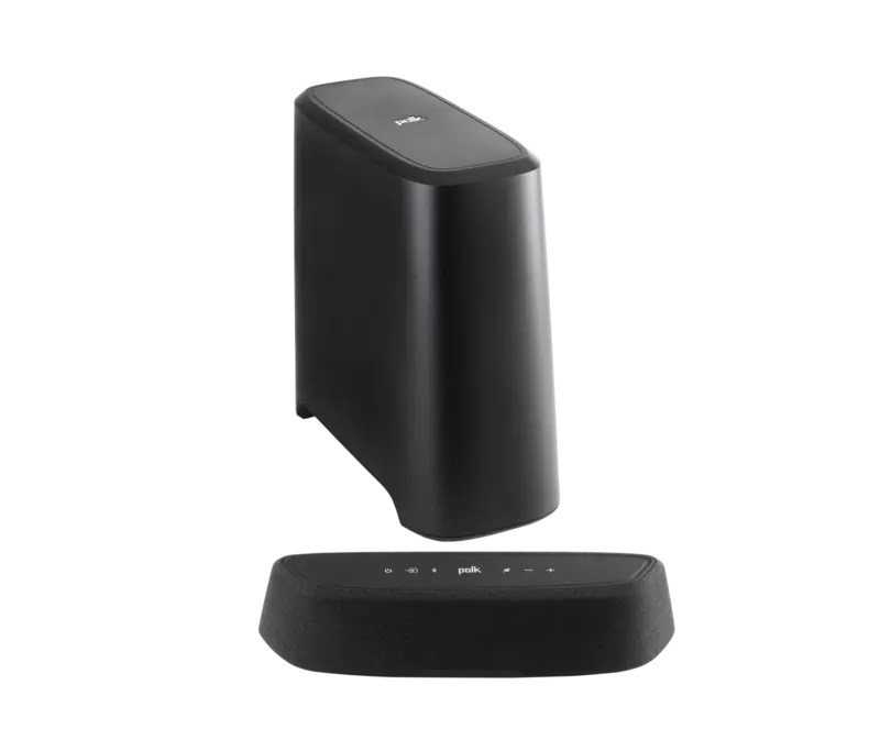Polk Magnifi Mini AX Ultra-Compact Dolby Atmos Sound Bar with Wireless Subwoofer