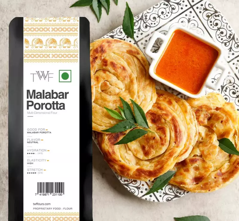 Malabar Porotta Flour 1 Kg - TWF