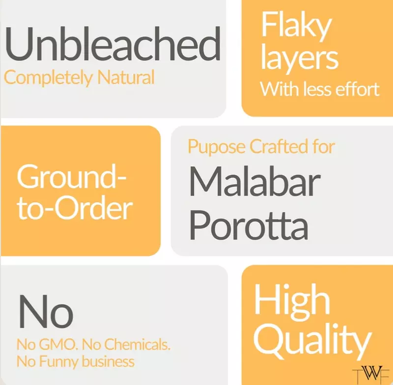 Malabar Porotta Flour 1 Kg - TWF