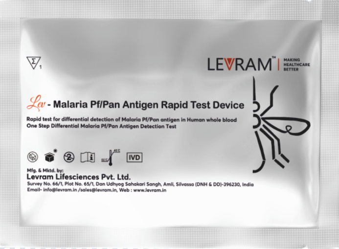 Levram Malaria Pf/Pan Antigen Rapid Test Device