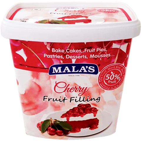 Mala's Cherry Fruit Filling 1 Kgs