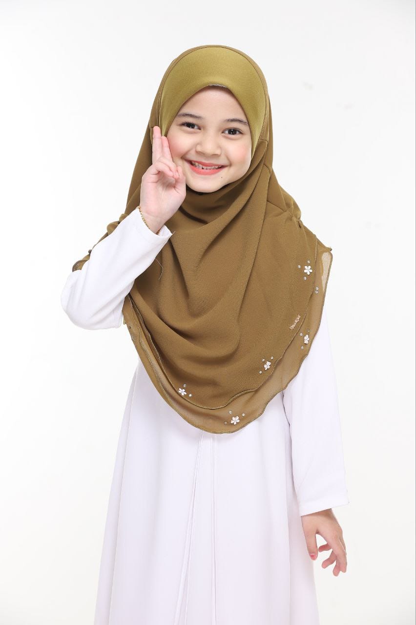 Malaysian Kids 2 layer Chiffon Instant Makhana