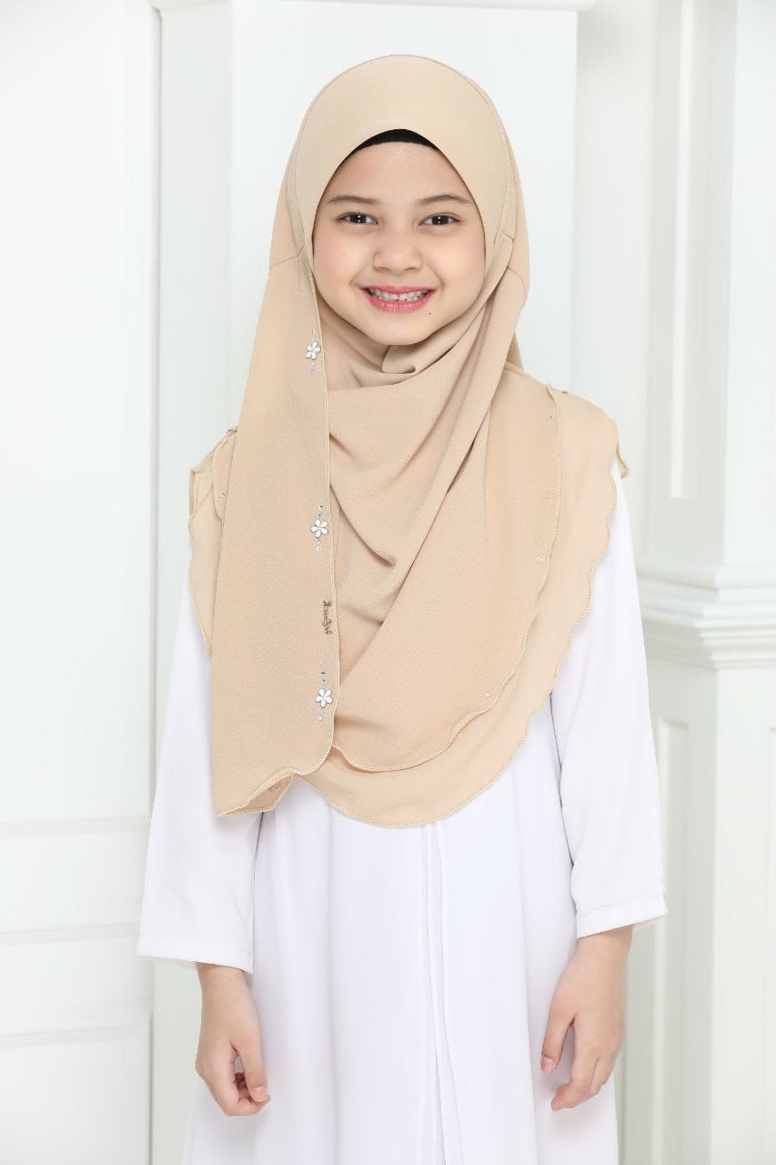 Malaysian Kids 2 layer Chiffon Instant Makhana