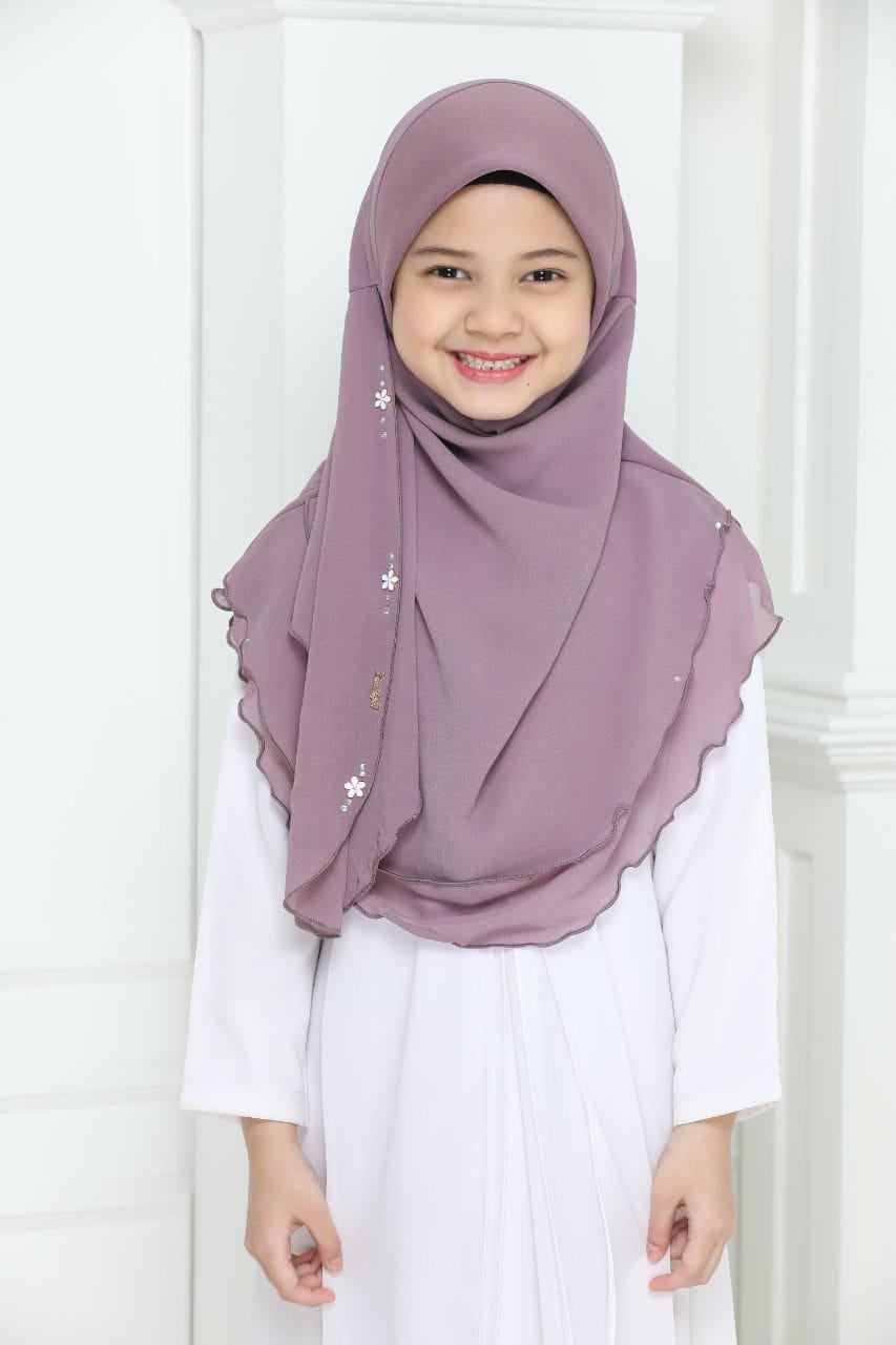 Malaysian Kids 2 layer Chiffon Instant Makhana