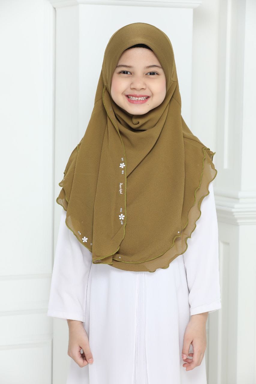 Malaysian Kids 2 layer Chiffon Instant Makhana