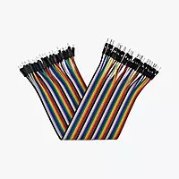 Generic Male to Male Jumper Wires – 40 Pcs, 20cm Length (26 AWG) – Breadboard Prototyping Kit