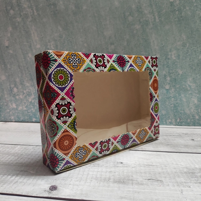Mandala 6 Brownie/Cookie Box - 8.5*6*1.75 Inch