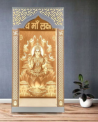 Lakshmi Mata Mandir | Full Corian Lakshmi Mata Mandir | Full Corian