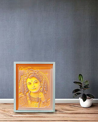 3D Corian Kanha Ji Wall Mandir 3D Corian Kanha Ji Wall Mandir