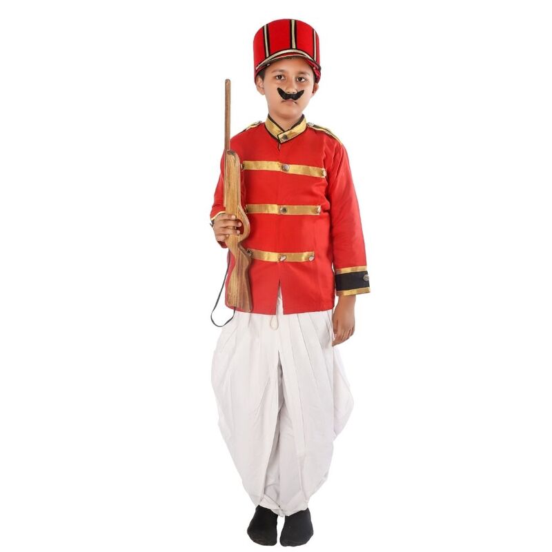 Mangal Pandey Fancy Dress Costume Mangal Pandey Fancy Dress Costume