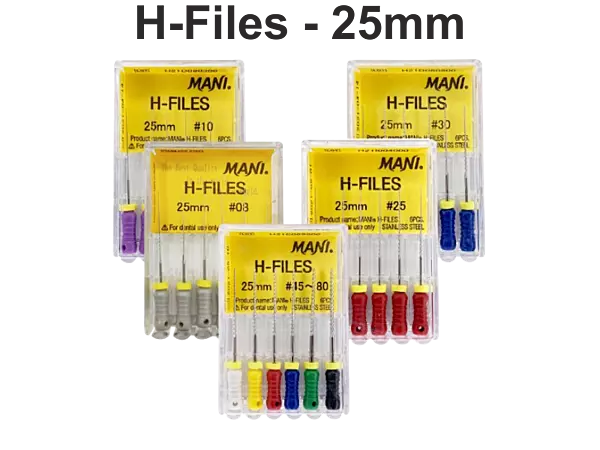 Mani H-Files - 25mm