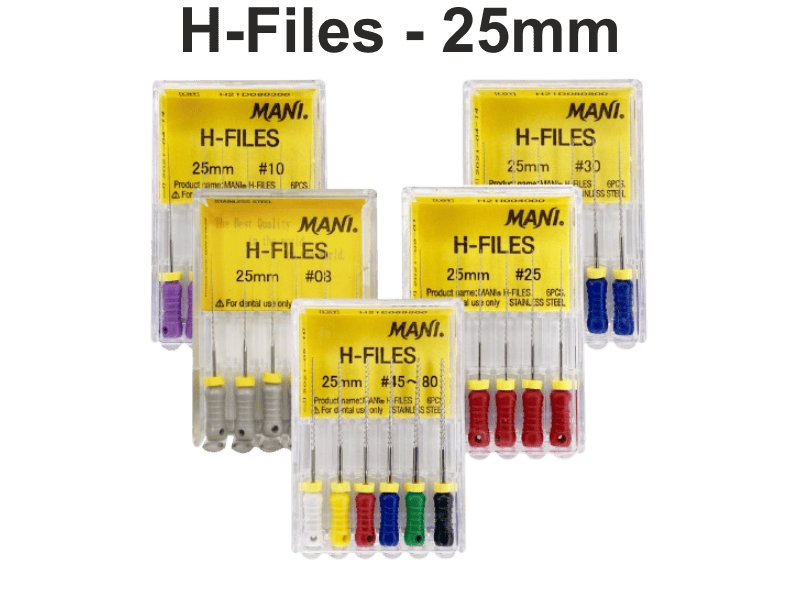 Mani H-Files - 25mm