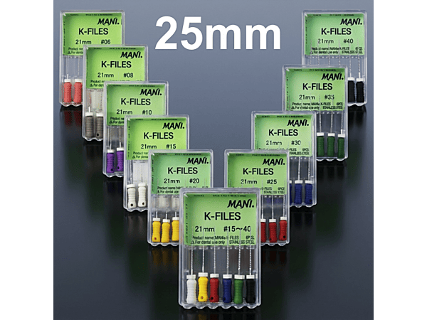 Mani K-Files - 25mm