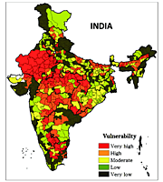 Climate Risk & Drought Vulnerability Geo-Spatial Mapping System