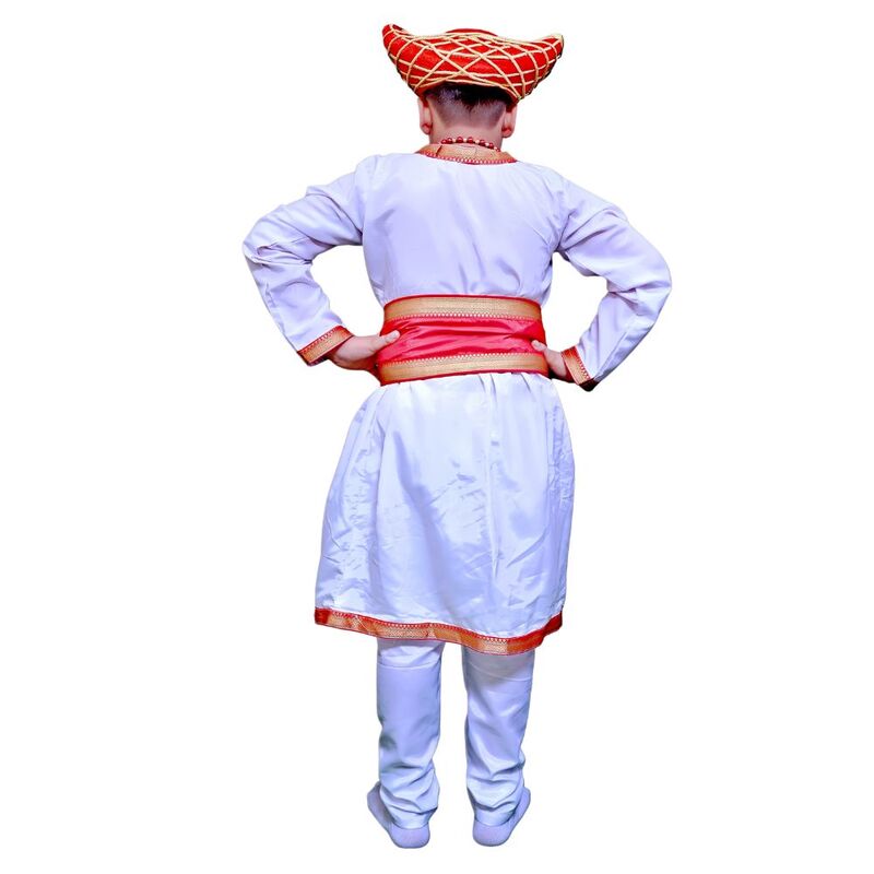 Maratha or Marathi Boy Fancy Dress Costume Maratha or Marathi Boy Fancy Dress Costume