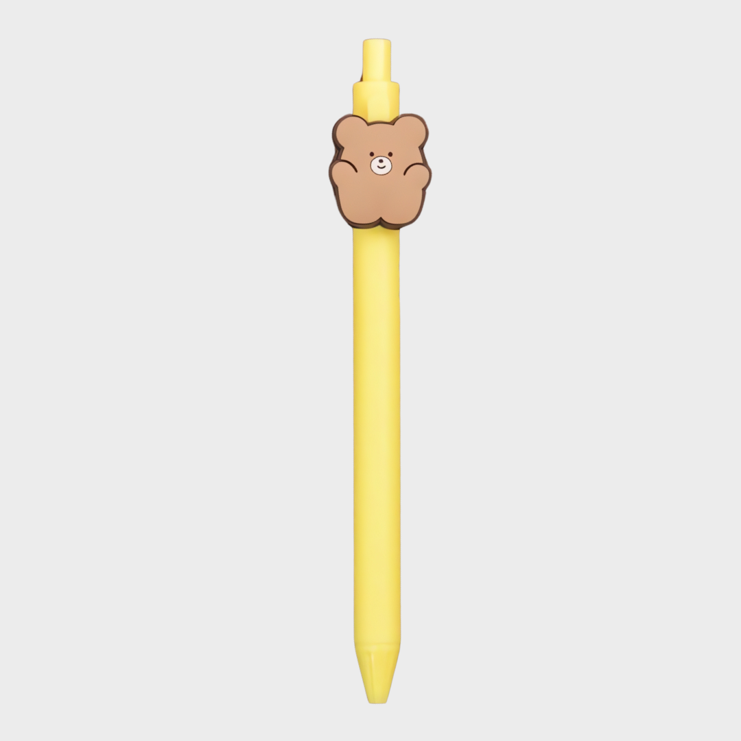 PG Design | Ballpoint Pen | Black Ink | Koromaru-San | With Rubber Mascot | Maron