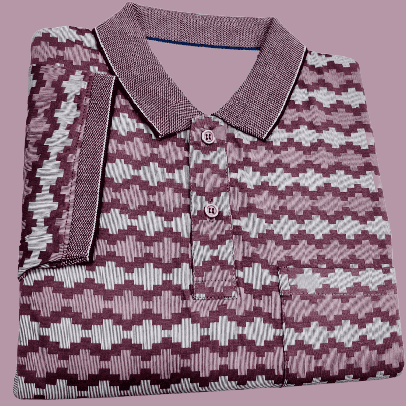 Maroon Printed Tshirt