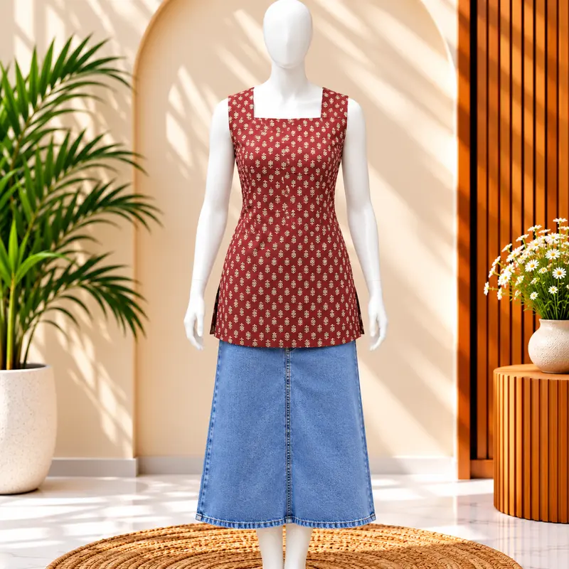 1830 brick red top