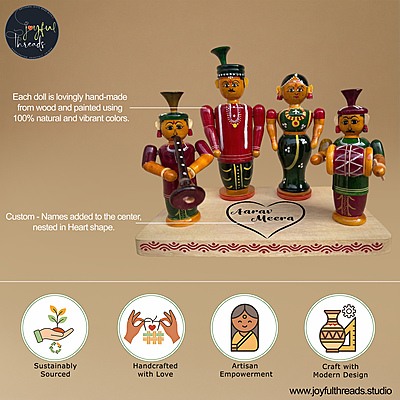 Vivah Utsav Dolls Set- Handcrafted & Personalized