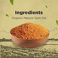 Organic Unpolished Masoor Dal Split