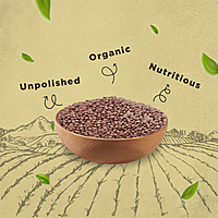 Organic Unpolished Masoor Whole (Sabut)