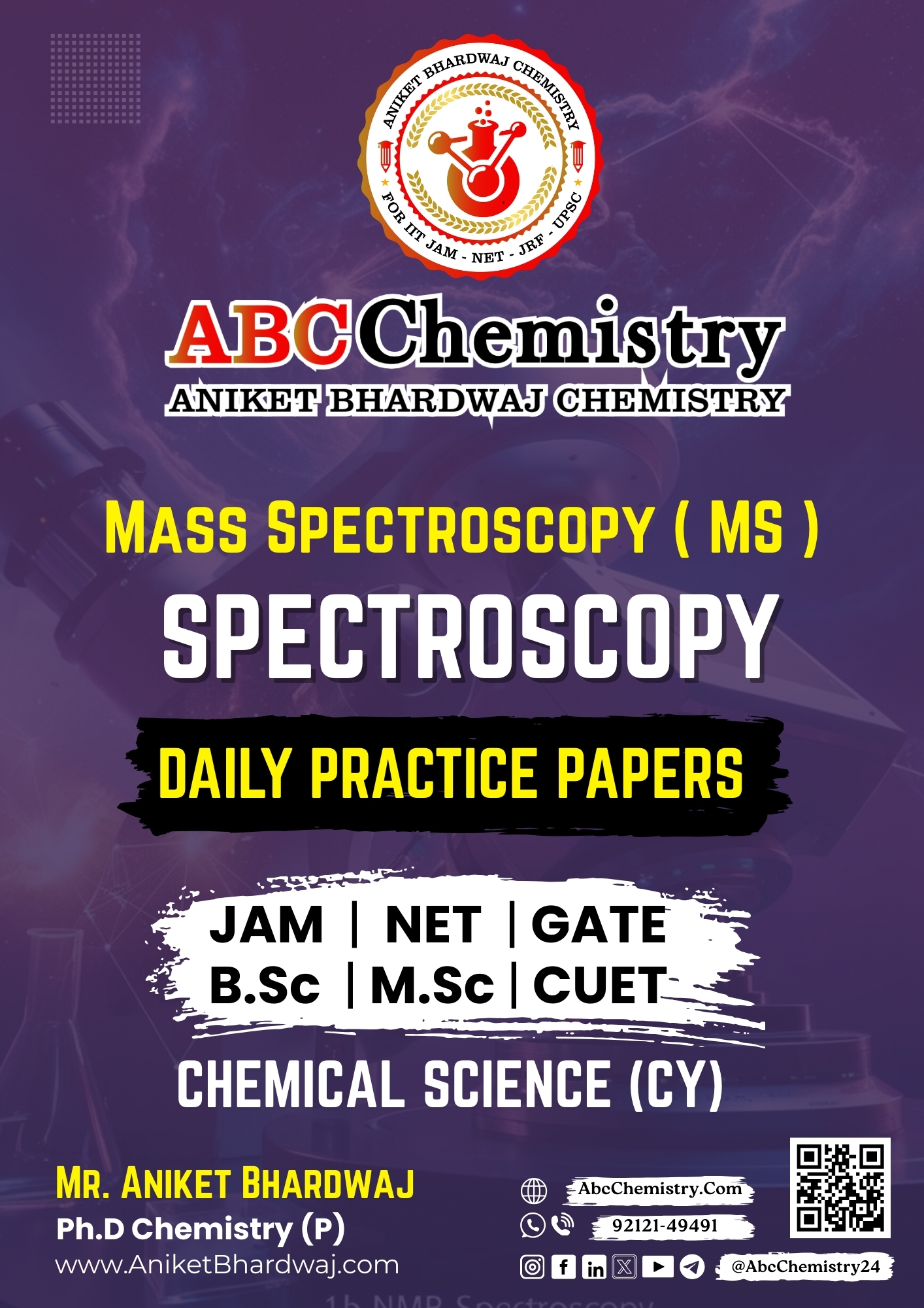 Mass Spectroscopy ( MS ) Study Material Mass Spectroscopy ( MS ) Study Material