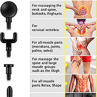 Zigdeal Massage Gun – Deep Tissue Muscle Massager | Powerful Vibration | Body Recovery Tool