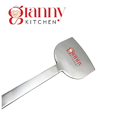 Granny Kitchen Stainless Steel Dosa Turner | Extra-Long Flat Spatula for Dosa, Roti & Chapati