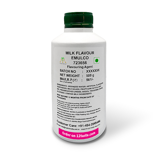 MATRIX MILK FLAVOUR EMULCO 723656