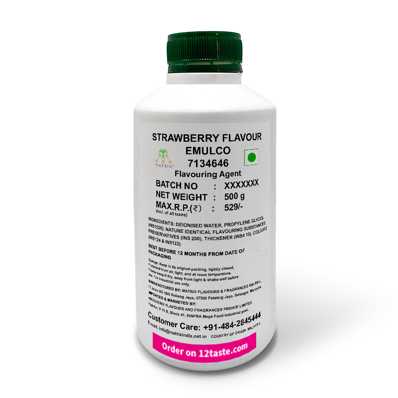 MATRIX – STRAWBERRY- FLAVOUR -EMULCO – 7134646